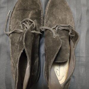 Clarks Bushacre 2 Men's Boots, Black Suede